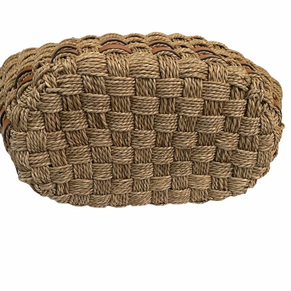 XL Large Woven Ralph Lauren Straw Beach Tote Bag - Picture 13 of 13